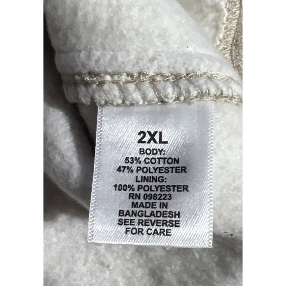 New $35 Magellan Hickory Canyon 1/4 Zip Timber Wolf Heather Fleece Lined Jacket - Picture 6 of 7